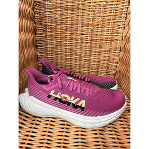 Hoka Women's Pink and Black Running Sneakers